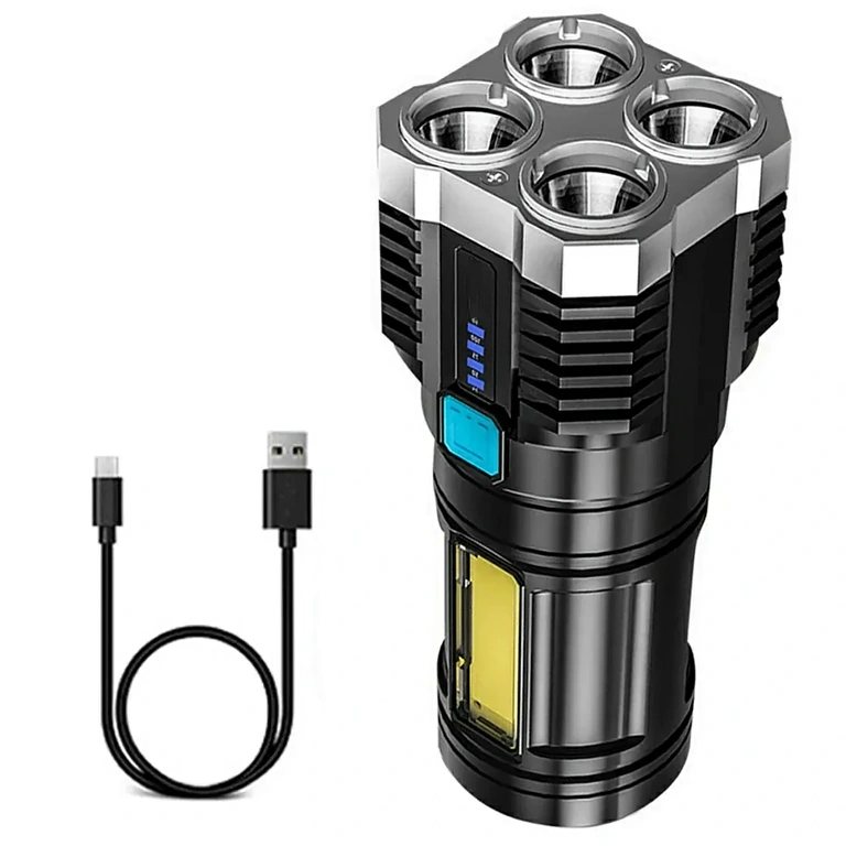 Erittäin kirkas LED-taskulamppu metsästykseen