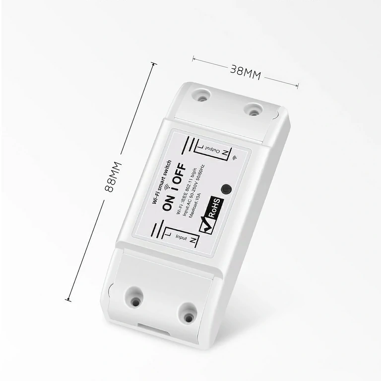 Langaton relekytkin, ohjattavissa älypuhelimella