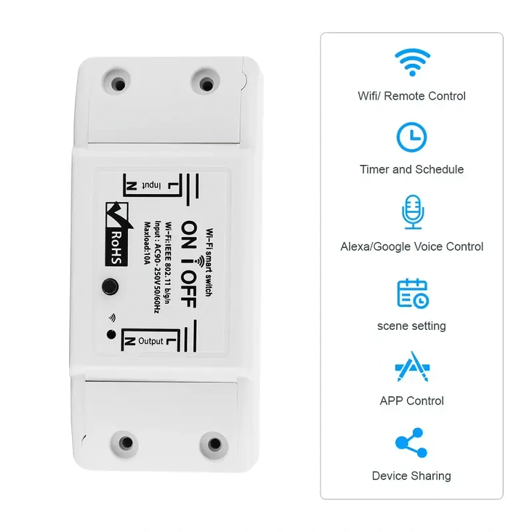 Smart home automaatio rele, suora WiFi-yhteys