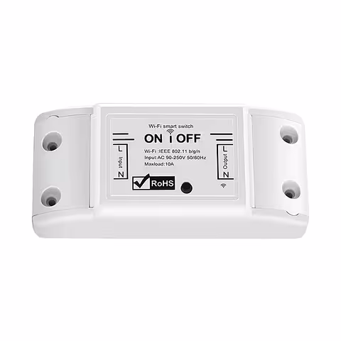 Langaton WiFi-rele 1-kanavainen 220V 10A – Tuya Smart Home automaatio