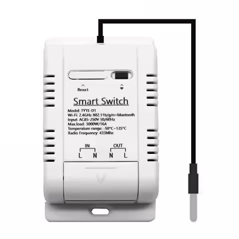 Älykäs WiFi-termostaatti DS18B20 lämpötilasensorilla – automaattinen ohjaus, Tuya Smart, 220V 16A