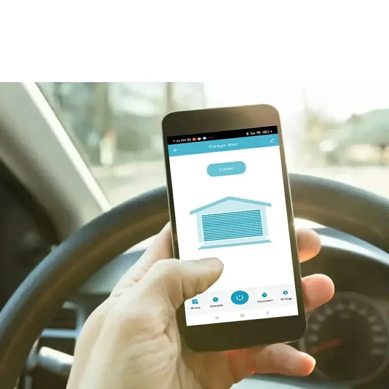 Portin avaus mobiilisovelluksesta Portin avaaminen sovelluksella, Alexa- ja Google Home -yhteensopiva