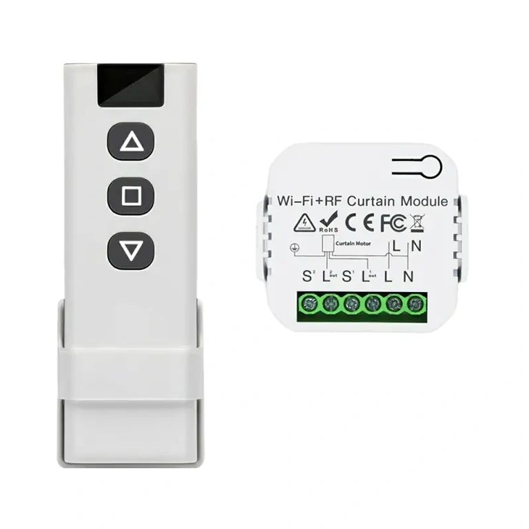 Etunäkymä Tuya langattomasta ohjausmoduulista älykästä ohjausta varten