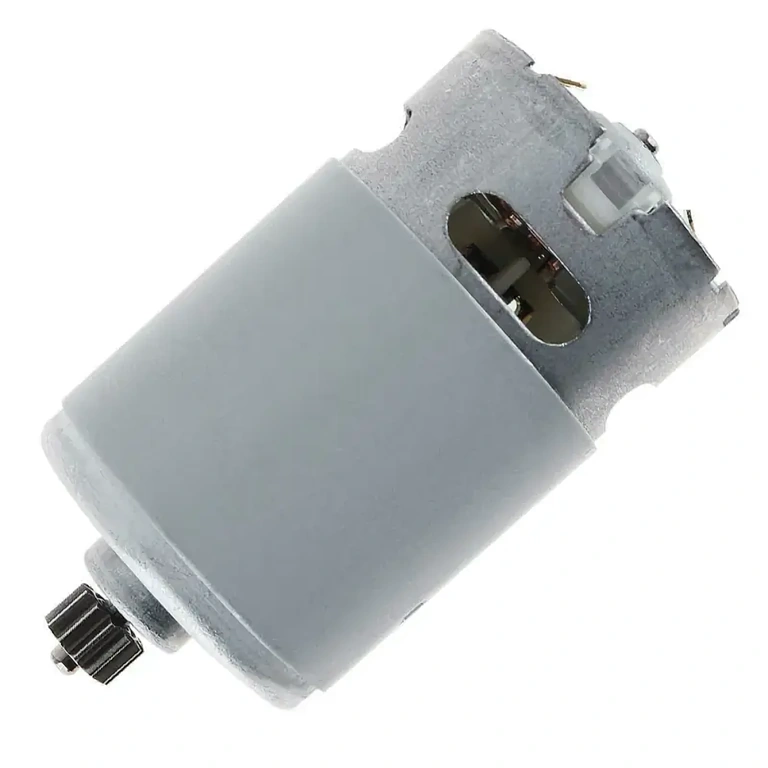 RS550-moottori – lähikuva RS550 sähkömoottorin yksityiskohtainen kuva sähköruuvimeisseliin