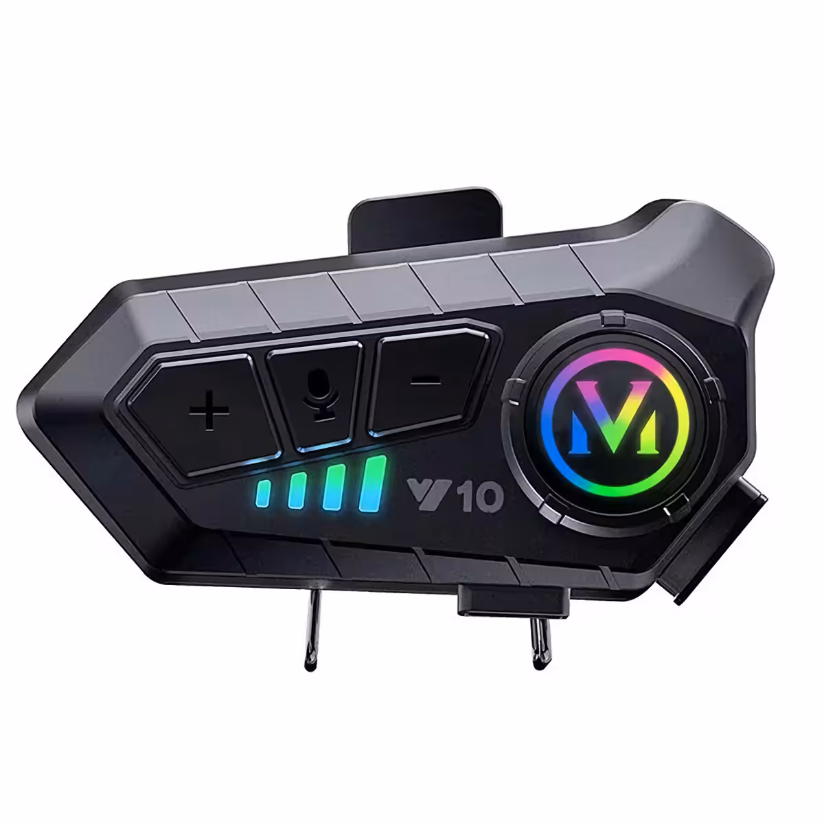 Kiinnitysklipsi intercom-järjestelmälle kypärään