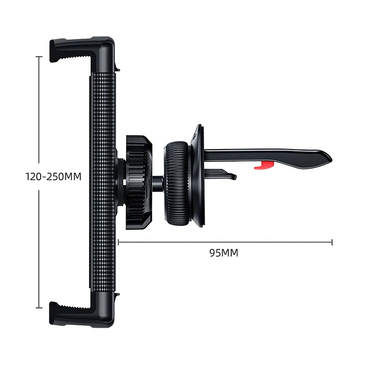 Kompatkti ja kevyt tablettiteline ritiläkiinnityksellä