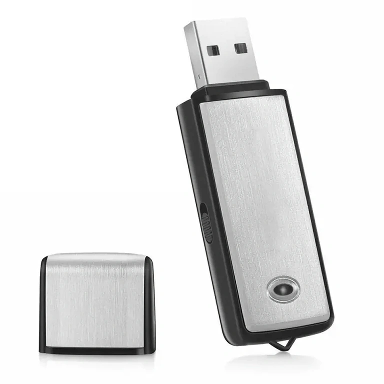 16GB USB-vakoilutikku USB-tikku mikrofonilla ja 16GB muistilla, salaiset tallennukset