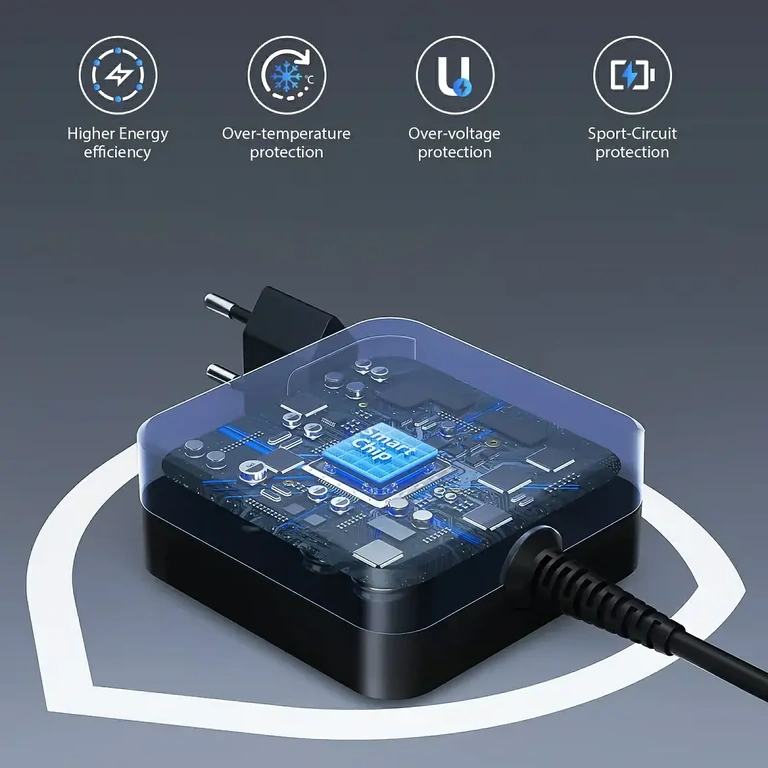 65W kannettava USB-C-laturi 65W USB-C kannettava laturi mobiilikäyttöön