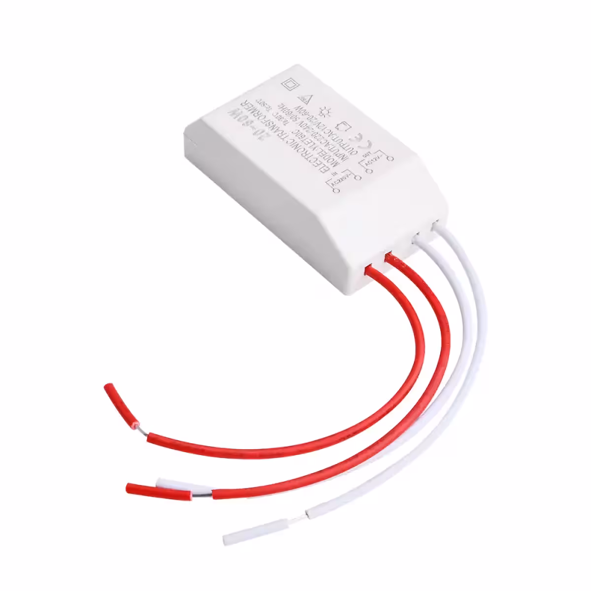 12V AC halogeenilamppujen muuntaja