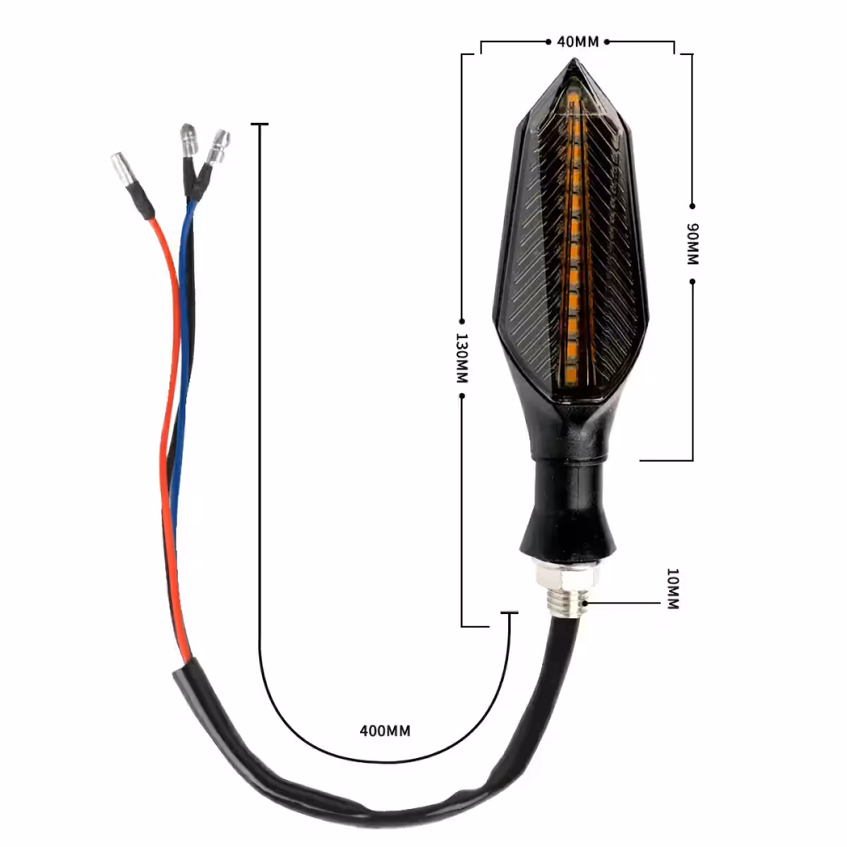 Vilkut ohjaustangon kiinnityksellä skootterille