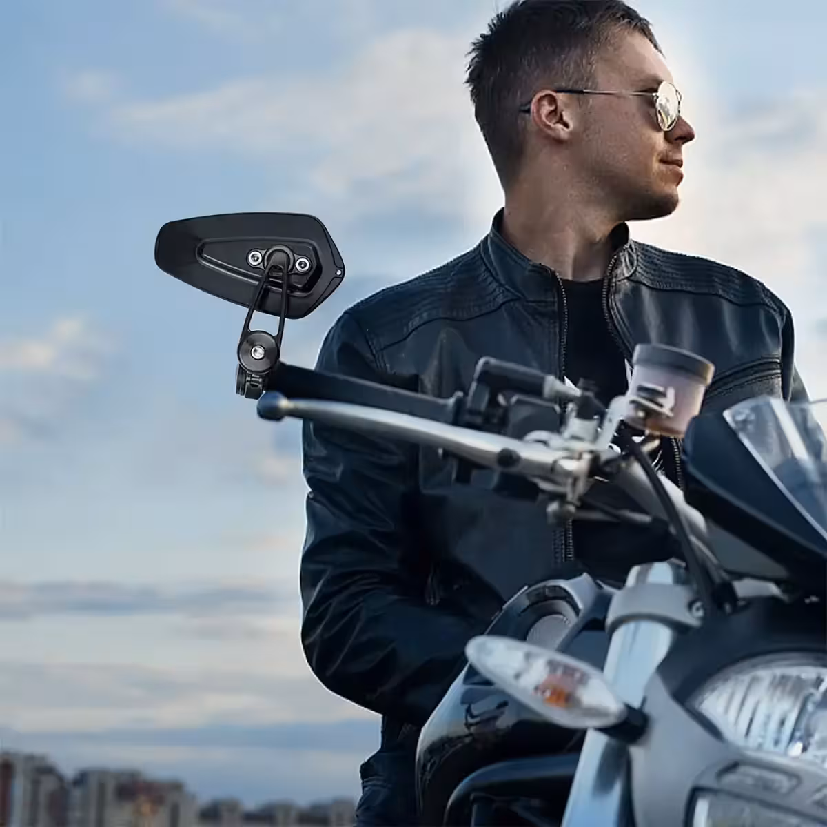 Universaalit CNC-alumiiniset peilit moottoripyöriin