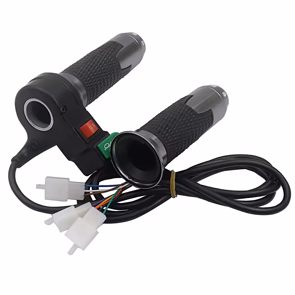 Kolmiasteinen kaasukahva ohjaustankoon