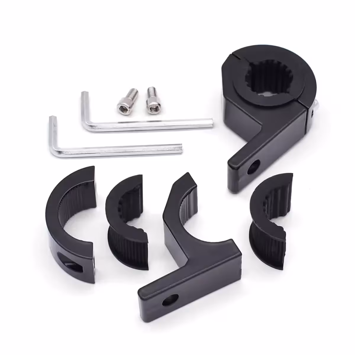 Tarvikkeiden kiinnitys – kaiutin, kamera, ajovalo, ohjaustanko