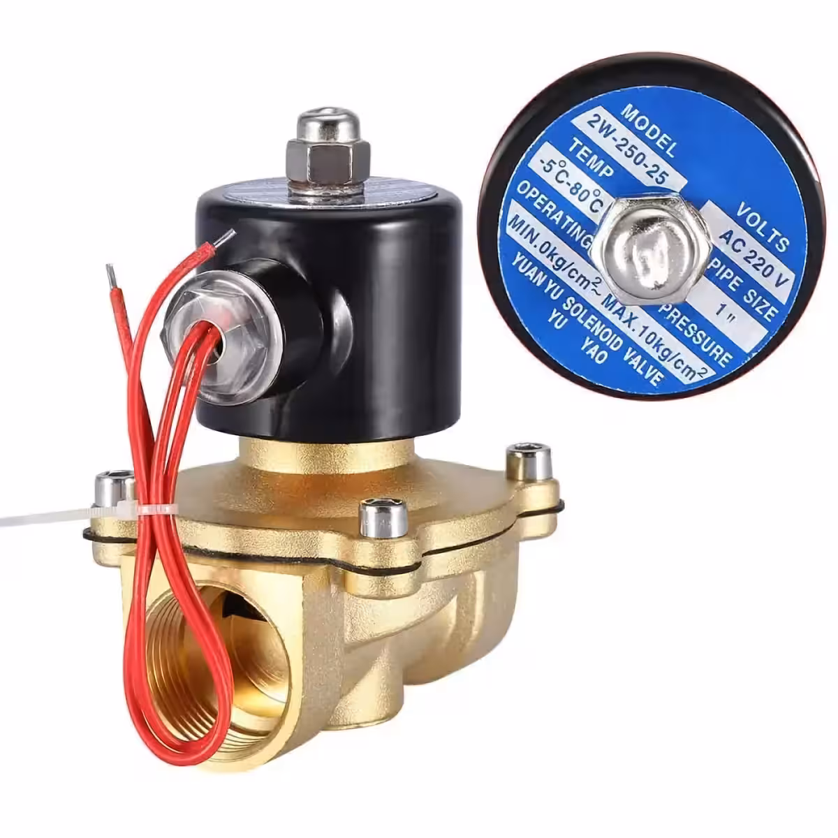 Sähköventtiili kasteluun ja teollisiin nesteiden ohjauksiin