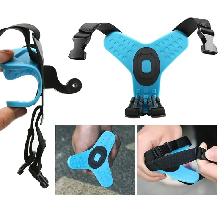 Action-kameran kiinnitysjärjestelmä kypärään Turvallinen järjestelmä action-kameran kiinnitykseen moottoripyöräkypärään