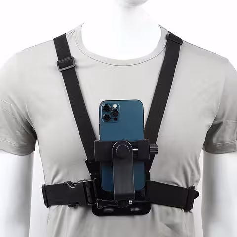 Rintavaljaat puhelimelle ja GoPro-kameralle – säädettävä chest mount -kiinnitysjärjestelmä