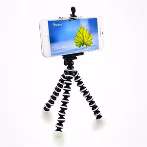 Joustava kolmijalka universaalilla telineellä puhelimelle, kameralle ja videolle – iPhone, Samsung, DSLR