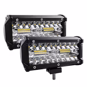 2 kpl LED BAR -ajovalot auto/ATV 240W – 24 000 LM, 12V/24V traktoriin, kuorma-autoon, offroad