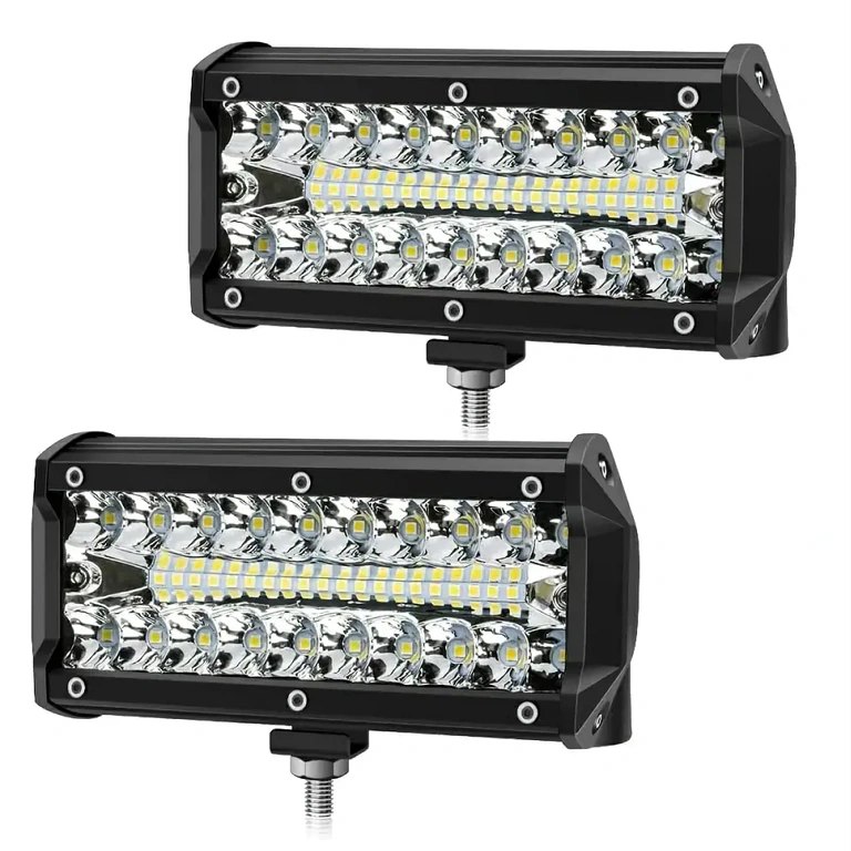 2 kpl 240 W LED BAR -projektoreita, 24 000 lm, IP68 ATV:lle, autoihin, traktoreihin