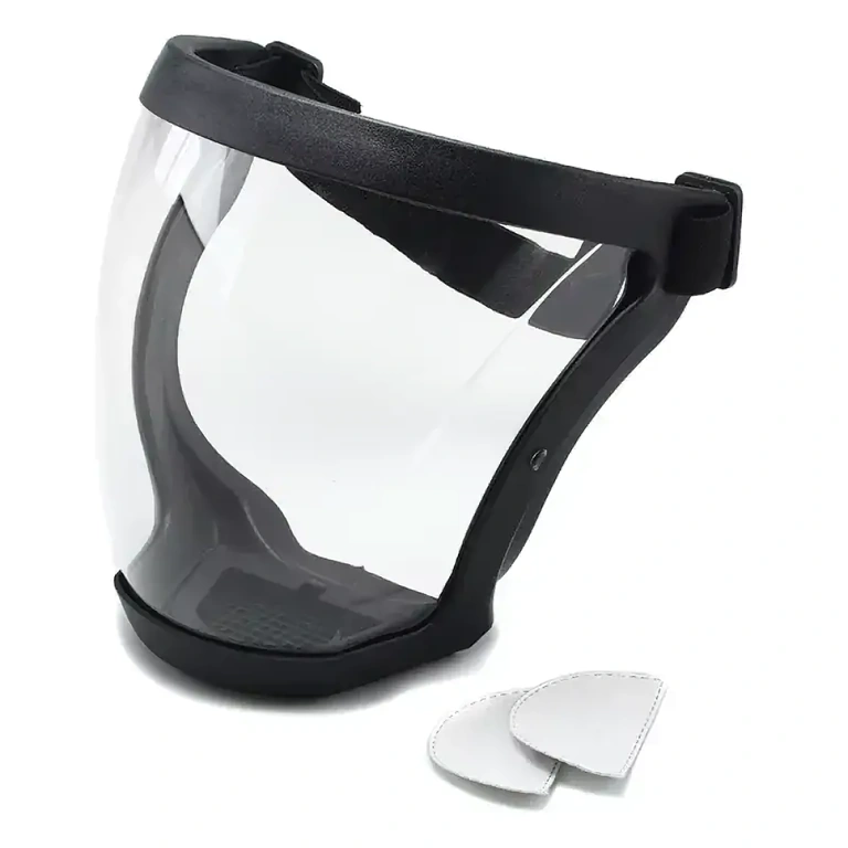 Hengityssuojain pölysuodattimella ja vara-PM2.5-suodattimilla Kasvosuoja pölysuodattimella, sisältää 5 vara-PM2.5-suodatinta