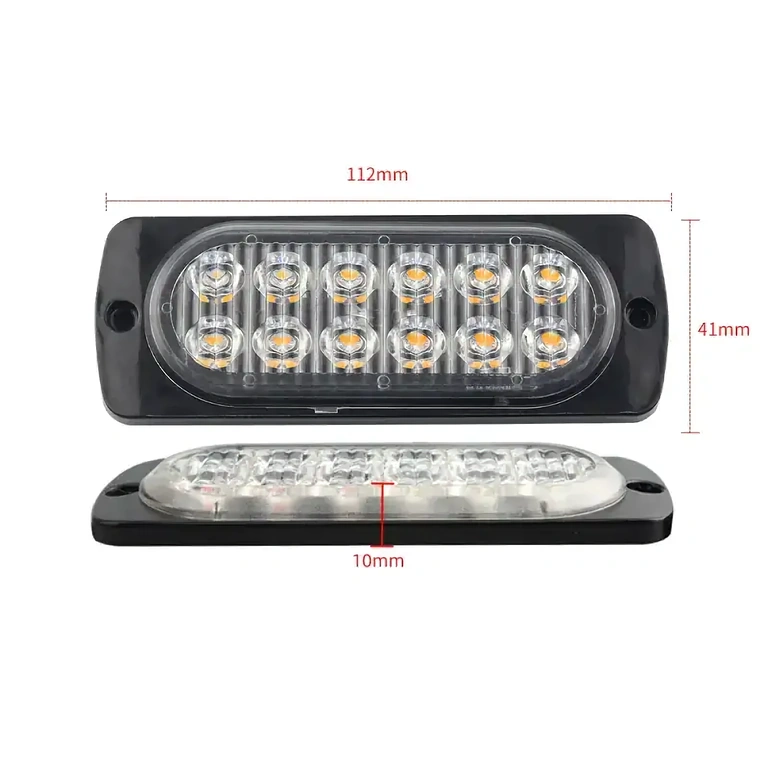 Veden- ja pölynkestävä IP67-stroboskooppi koneille Veden- ja pölynkestävä keltainen autostrobo kaikille sääolosuhteille