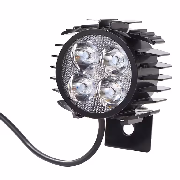 LED-ajovalo sireenillä sähköpotkulaudalle ja -pyörälle – 12V–72V, tehokas ja kestävä