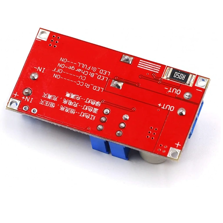 XL4015 säädettävä buck-muunnin – takanäkymä