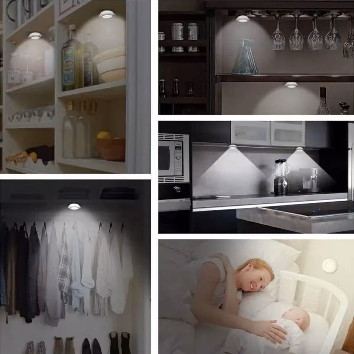 LED-spotit koristevalaistukseen olohuoneessa, käytävässä tai kaapeissa