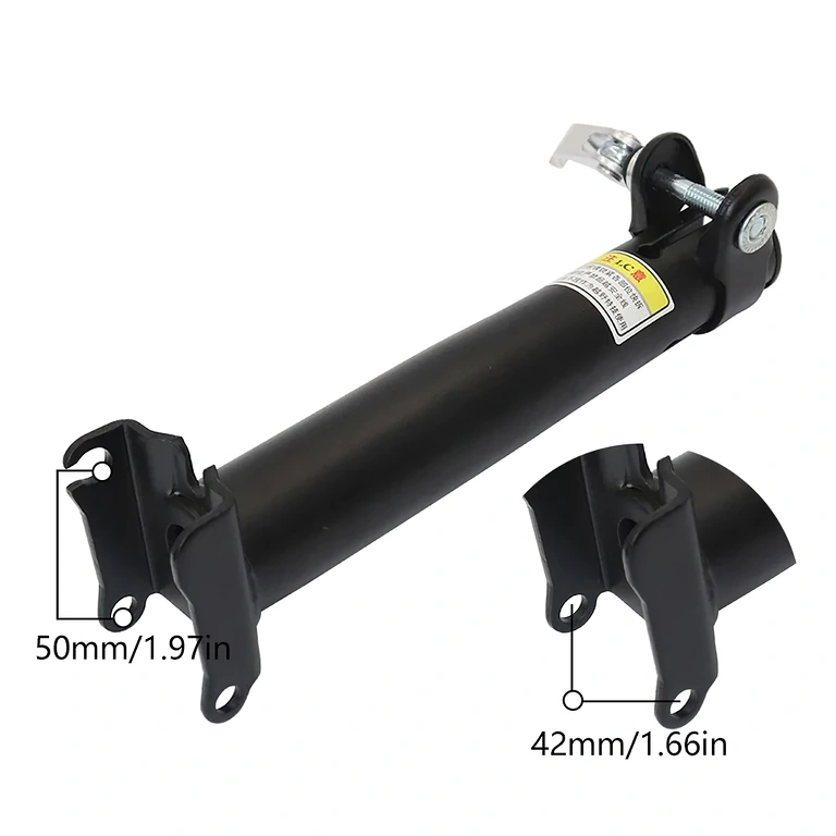 Iskunvaimennin istuimen varressa