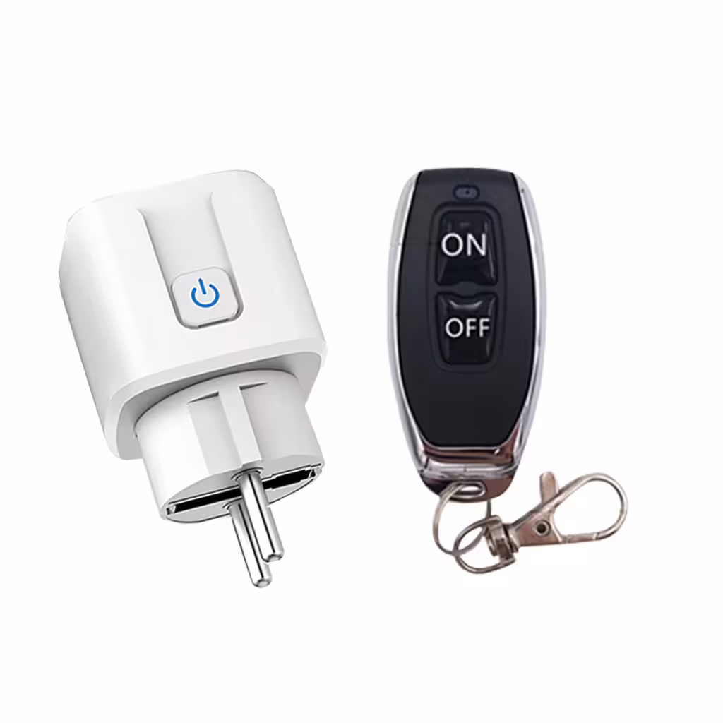 RF433 kaukosäätöpistorasia – radio-ohjattava kytkin ja pistorasia