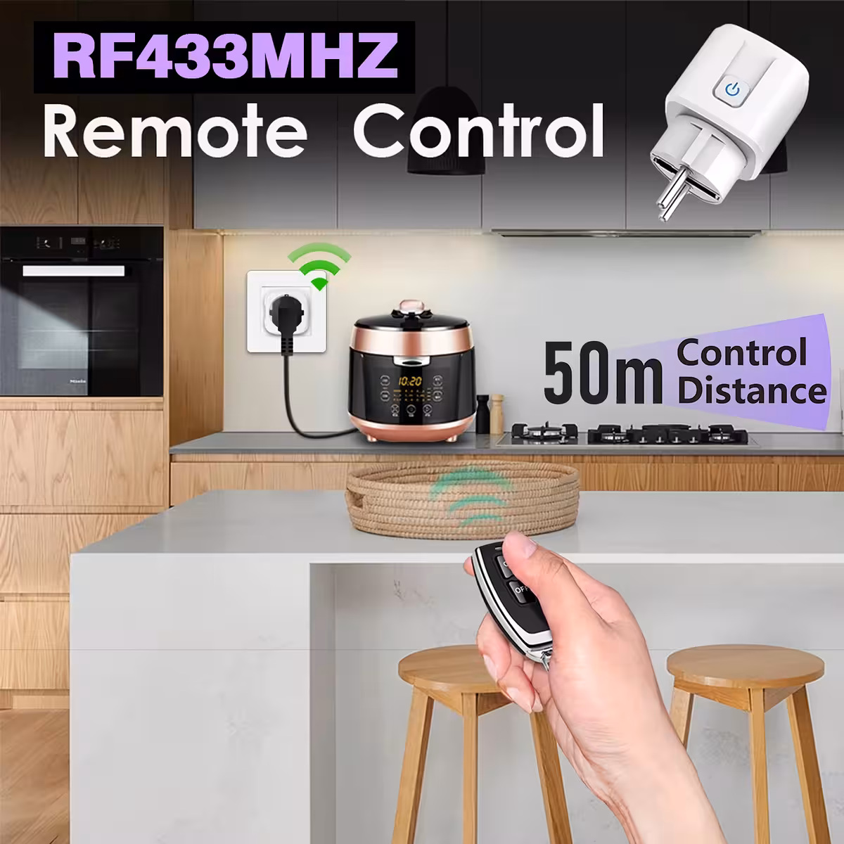 Toimii kytkimenä – yksi klikkaus päälle, toinen pois