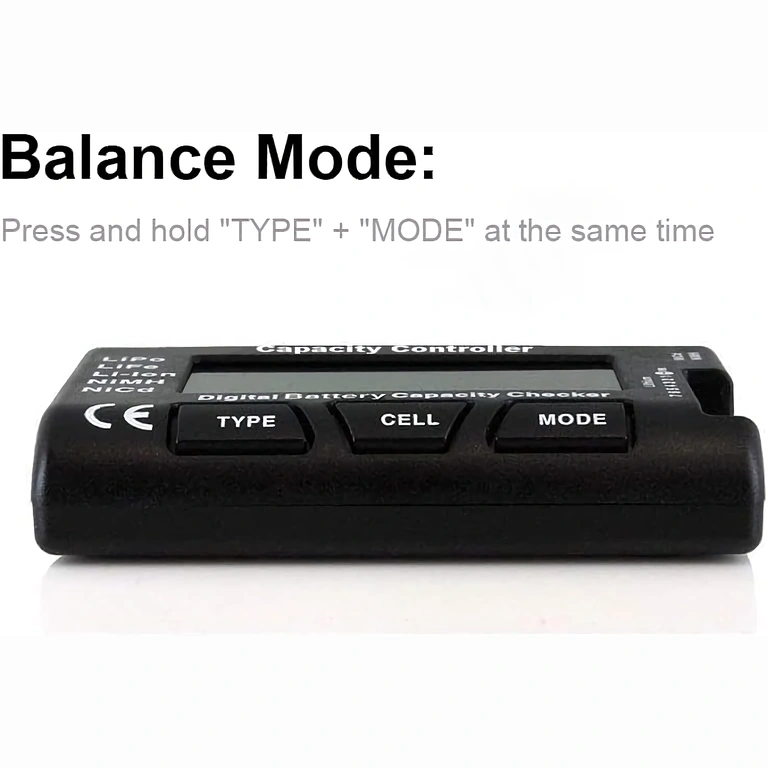 Digitaalinen tester kaikille akkutypeille 2-7S, tarkkuus 0,001V