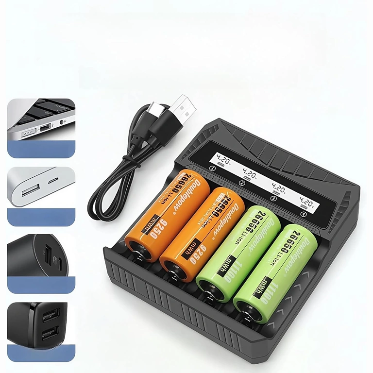 Universal laturi Li-ion akkujen kanssa