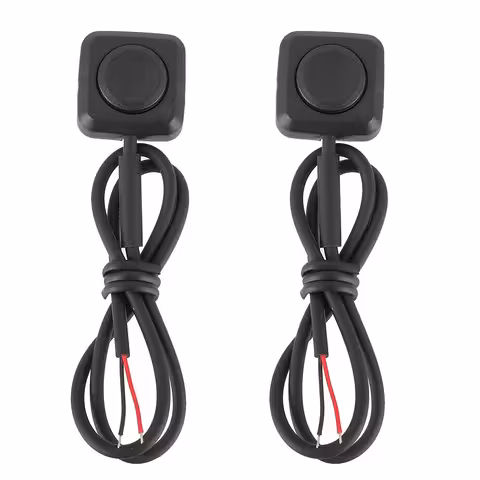 Setti 2 kpl: auto/moto painonappi palautuksella 12V/24V pinta-asennus – mini push-painike