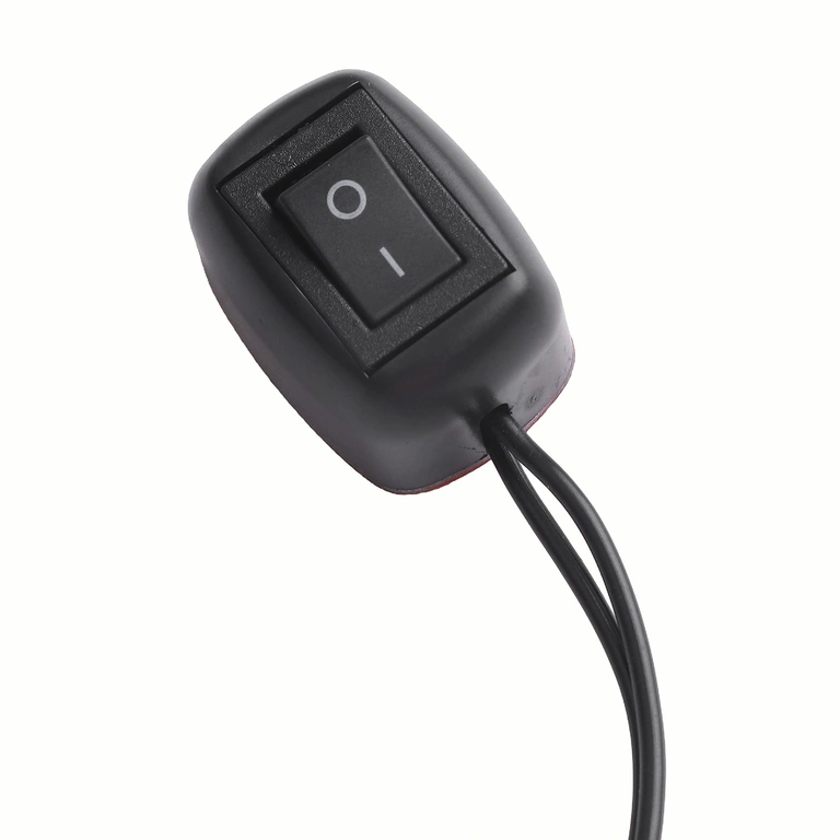 Pinta-asenteinen ON/OFF-kytkin, etunäkymä