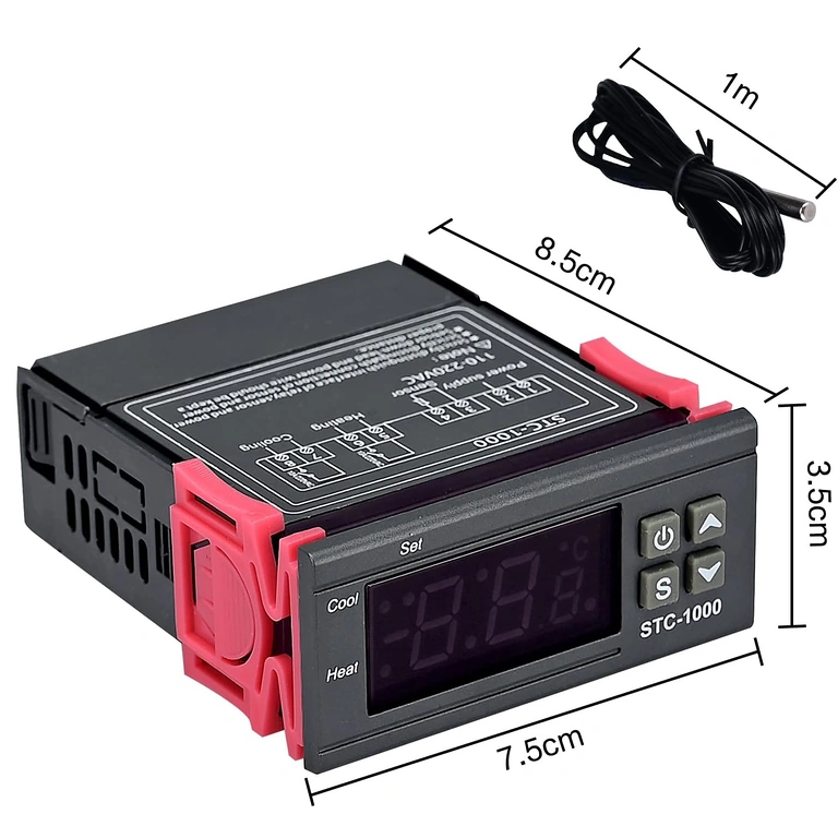 STC1000 termostaatti – lämpötilansäädin käymiseen ja kotipanemiseen STC1000 lämpötilansäädin oluen, viinin ja kotipanemisen fermentointiin