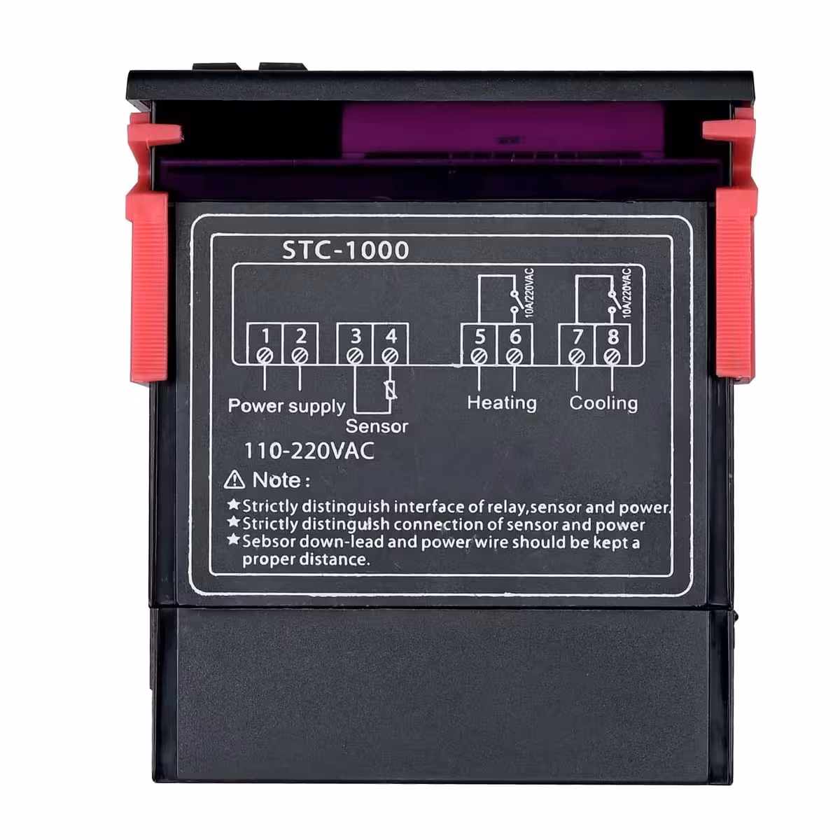 STC1000 lämpötilansäädin releulostulolla lämmitys- ja jäähdytyssovelluksiin