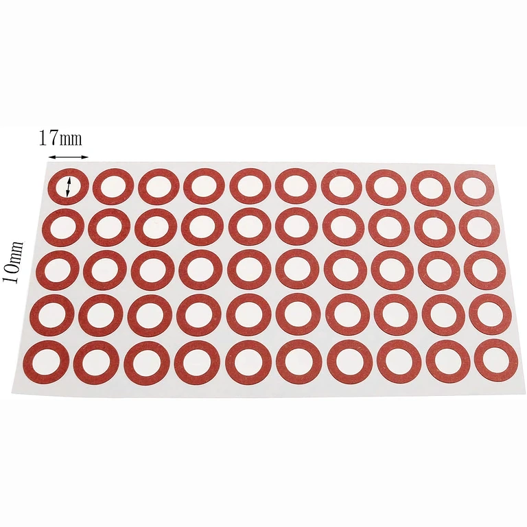 Punainen eristepaperi 18650-akuin anodipisteeseen