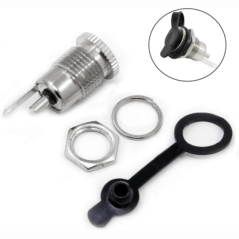 5 kpl DC 12V 5,5x2,1 mm liitin – pakkaus