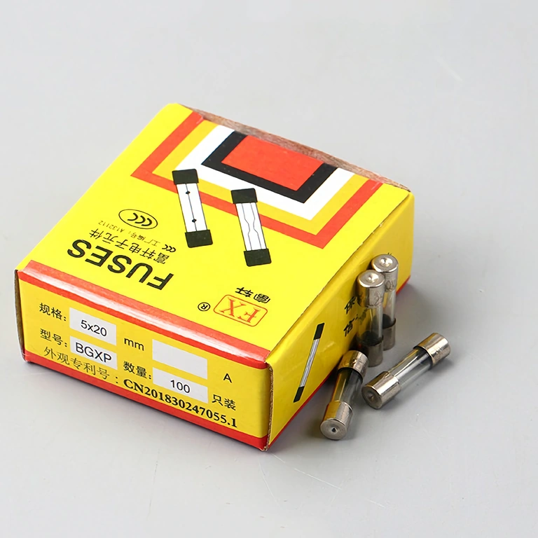 Täydellinen 100 kpl lasisulake 10A 5x20 mm setti