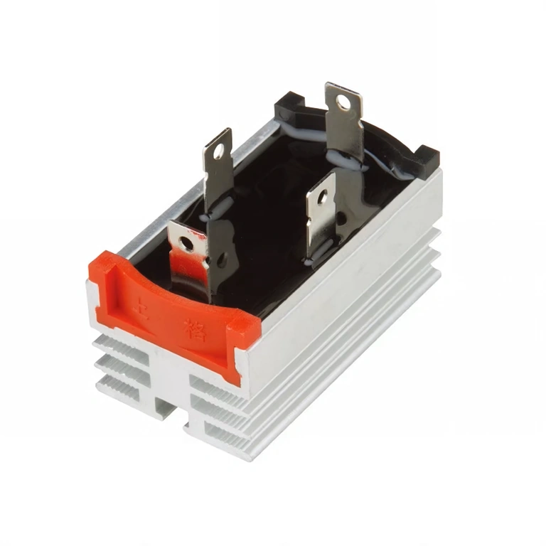 Yksivaiheinen tasasuuntaussilta – sivuviisto Yksivaiheinen tasasuuntaajasilta – sivunäkymä