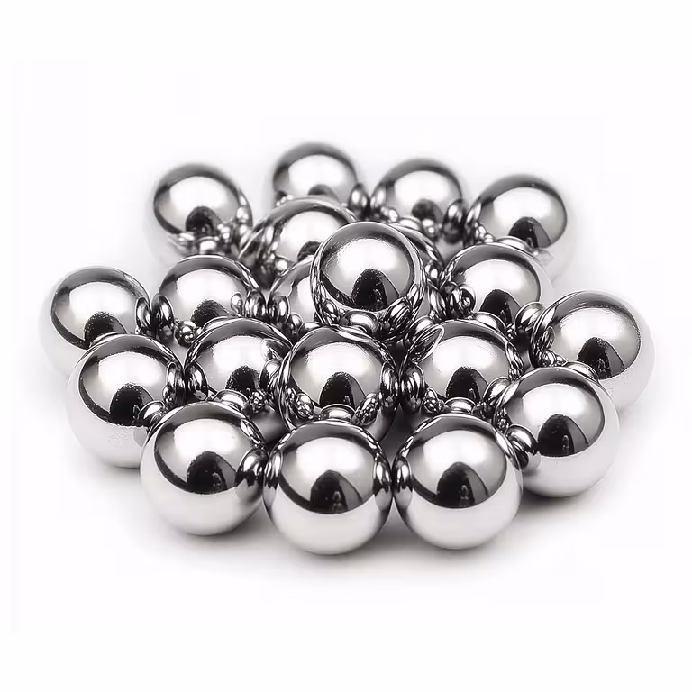 Premium-teräskuulat laakereihin – pyöreät 100 %, koot 6 mm, 8 mm, 10 mm, 12 mm