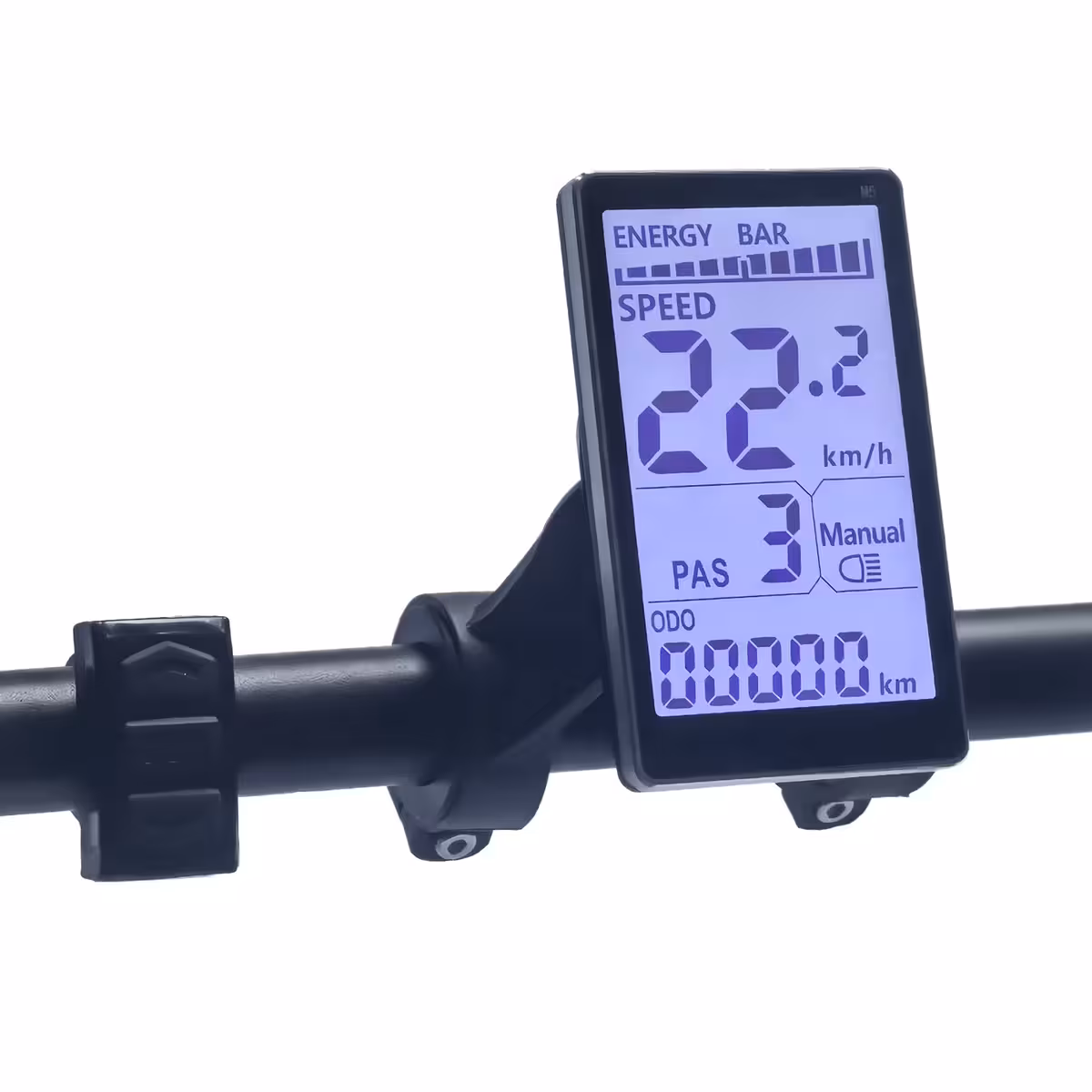 Yhteensopiva 24V, 36V ja 48V akkujen kanssa M5-näyttösarjassa 500W–1000W